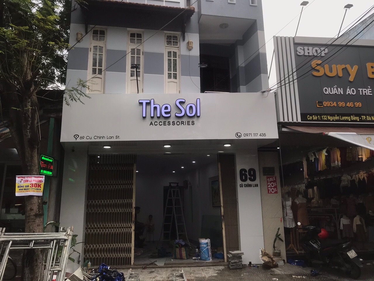 Thi Công Bảng Hiệu Hộp Đèn Chữ Nổi The Soi