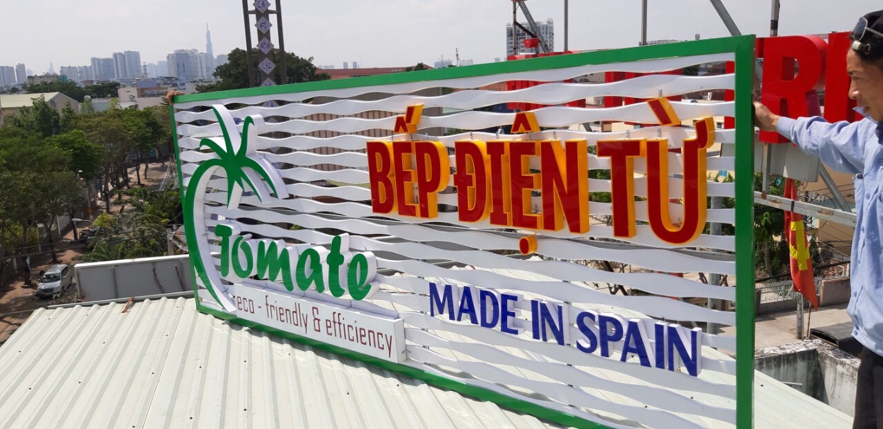 Thi Công Bảng Hiệu Hộp Đèn Chữ Nổi 016